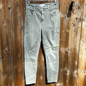 LOFT Sage Green High Waist Skinny Women's Jeans